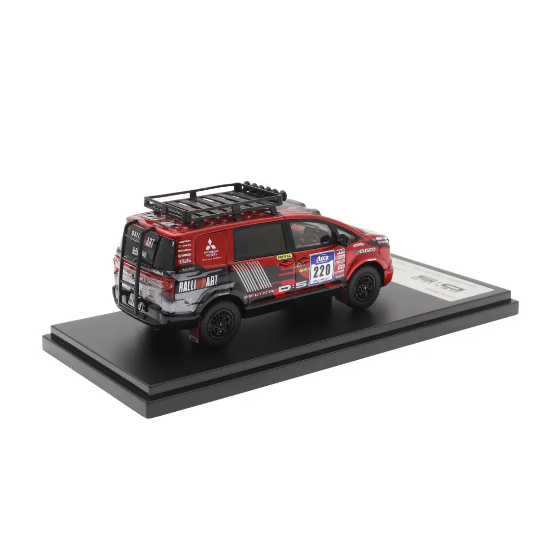 デリカD:5　サポートカー Asia Cross Country Rally (2024) 1/43モデルカー RALLIART Collection