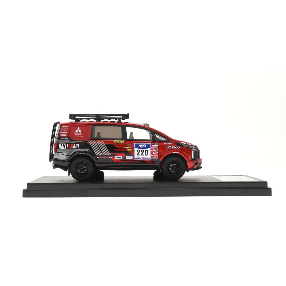 デリカD:5　サポートカー Asia Cross Country Rally (2024) 1/43モデルカー RALLIART Collection
