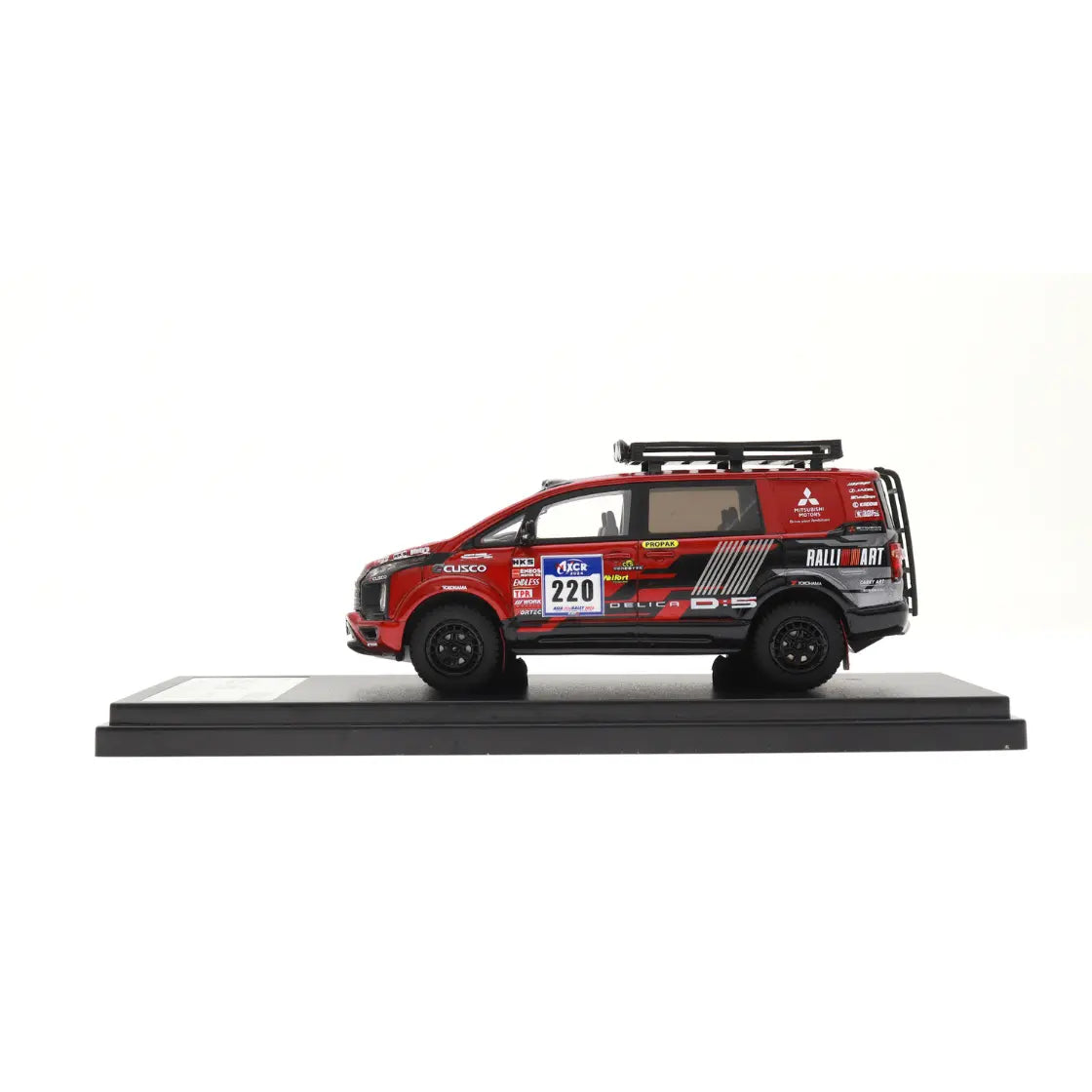 デリカD:5　サポートカー Asia Cross Country Rally (2024) 1/43モデルカー RALLIART Collection