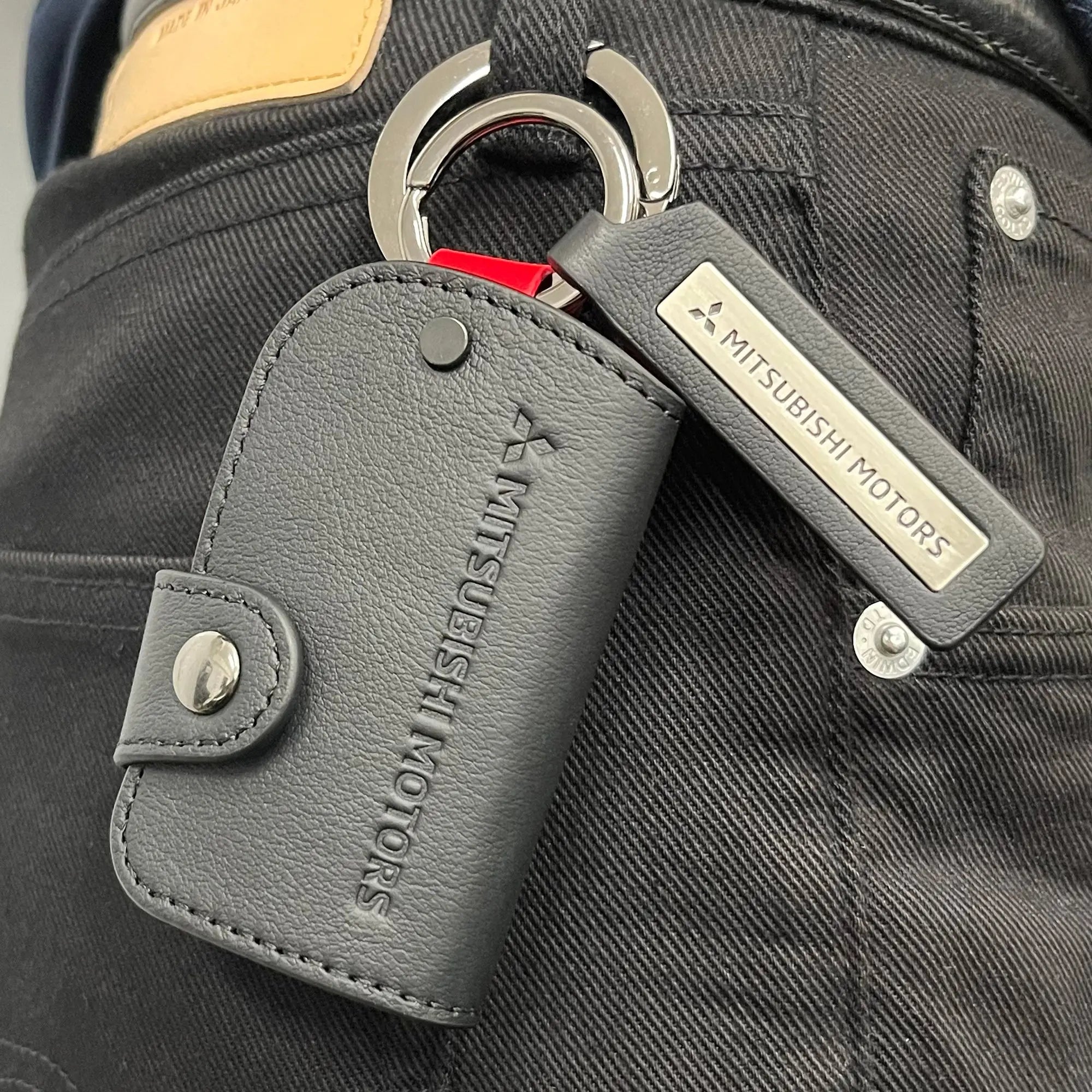 キーレスオペレーションキーケース（本革タイプ） MITSUBISHI MOTORS COLLECTION