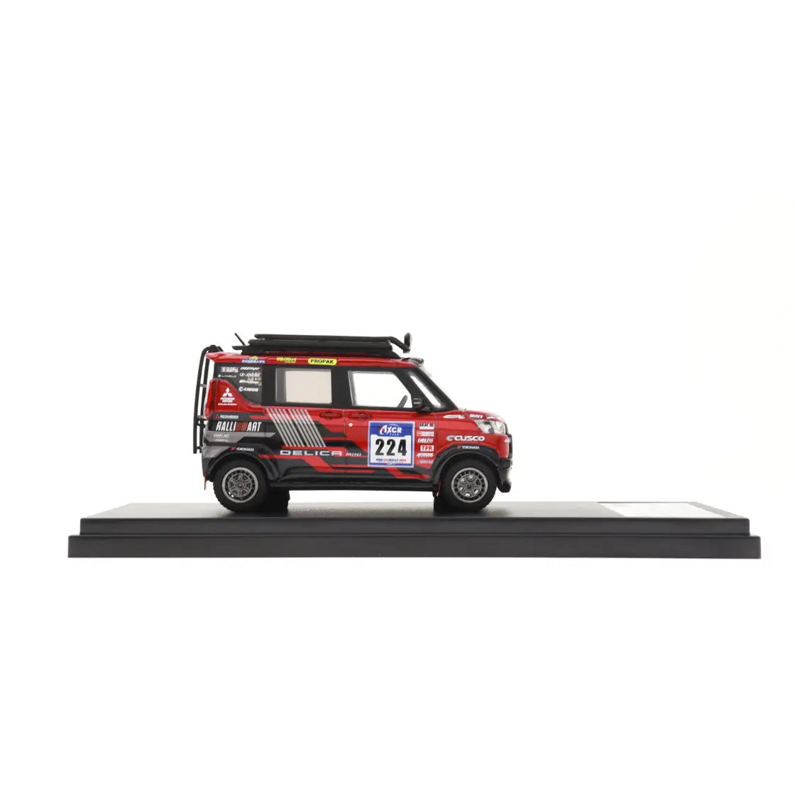 【仮】デリカミニ　サポートカー Asia Cross Country Rally (2024) 1/43モデルカー RALLIART Collection