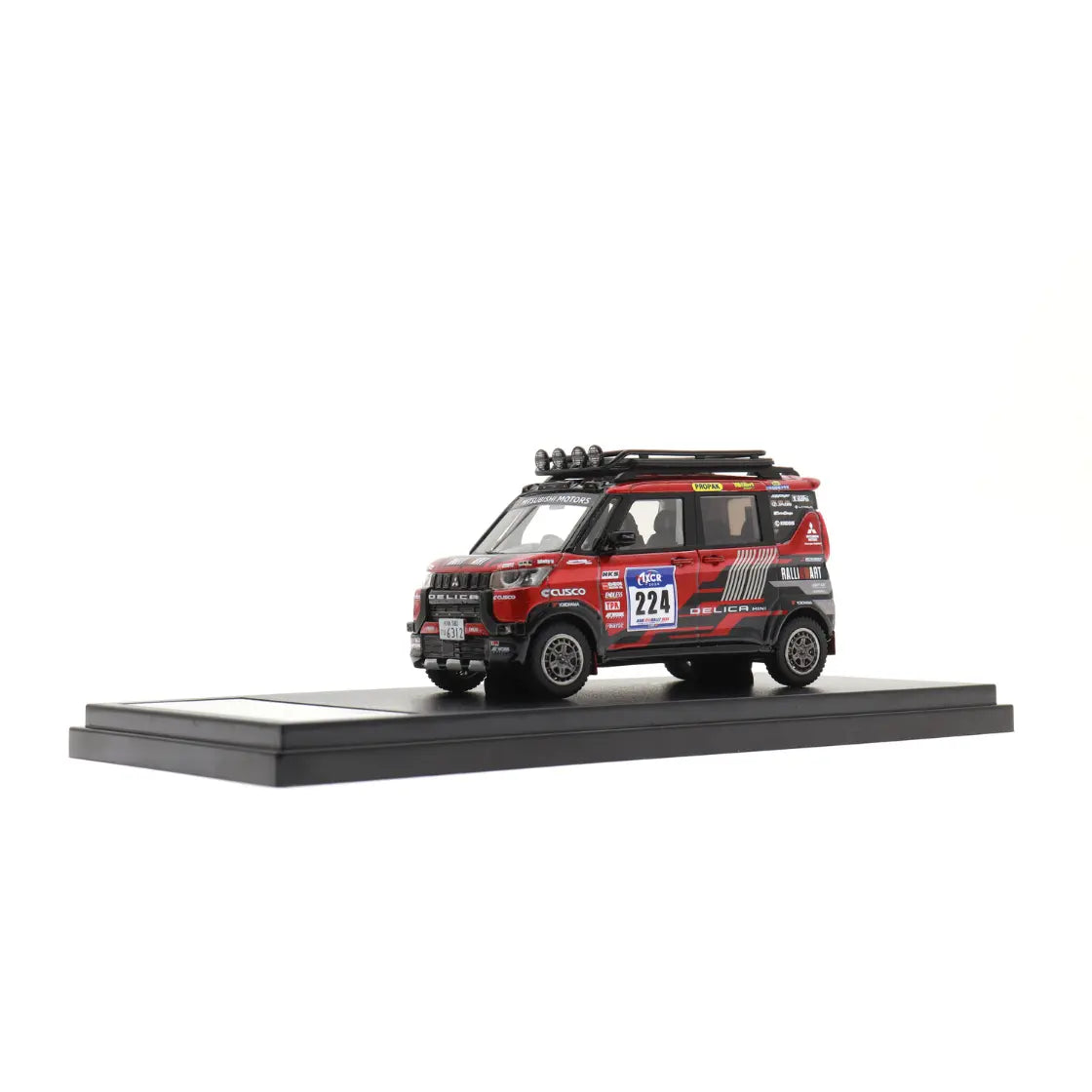 【仮】デリカミニ　サポートカー Asia Cross Country Rally (2024) 1/43モデルカー RALLIART Collection