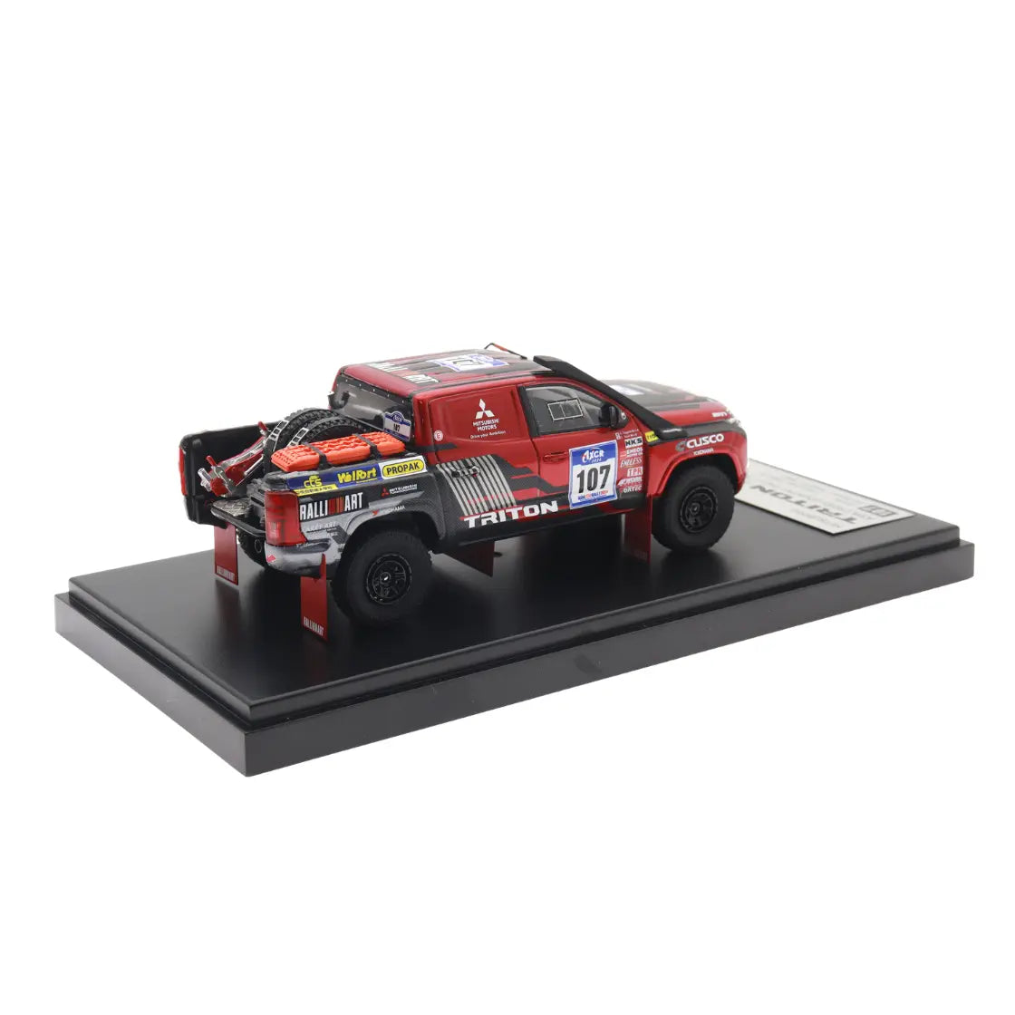 トライトンラリーカー  Asia Cross Country Rally (2024) 1/43モデルカー RALLIART Collection