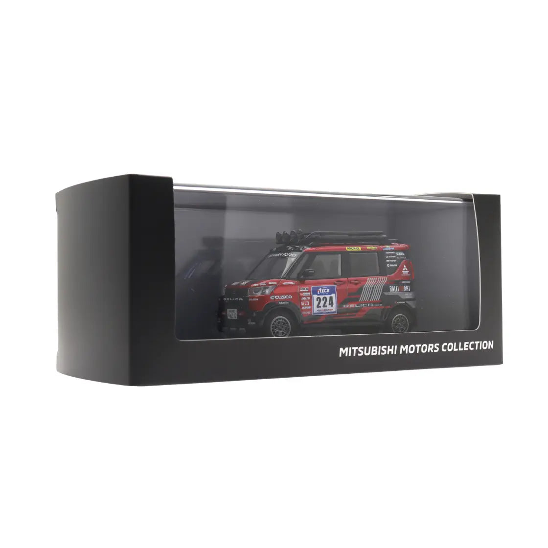 【仮】デリカミニ　サポートカー Asia Cross Country Rally (2024) 1/43モデルカー RALLIART Collection