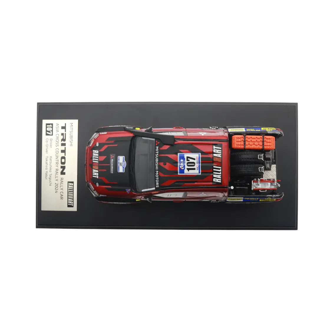 トライトンラリーカー  Asia Cross Country Rally (2024) 1/43モデルカー RALLIART Collection