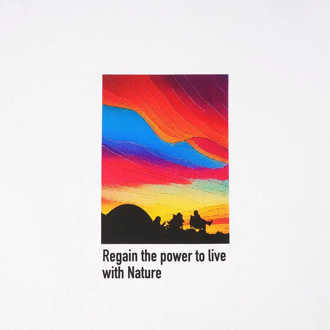 NOYAMA Tシャツ（オーロラ 白） NOYAMA