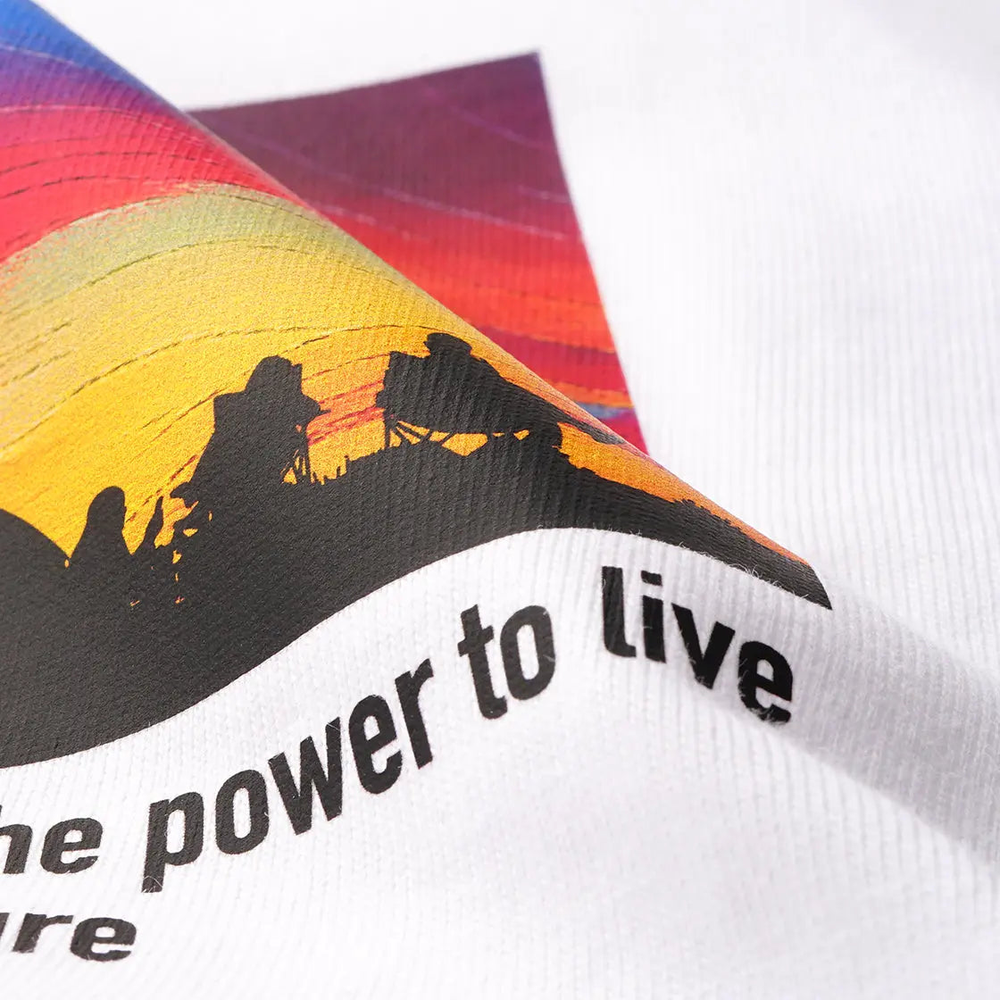 NOYAMA Tシャツ（オーロラ 白） NOYAMA