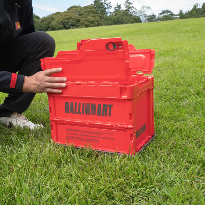 〖3個セット〗HUMAN MADE コンテナ 20L RED RALLIART 折りたたみコンテナボックス レッド 20L – MITSUBISHI